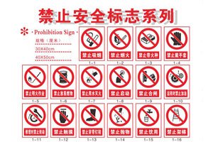 禁止標志（GB2894-2008）